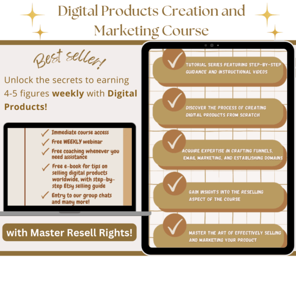 Course on Creating and Marketing Digital Products